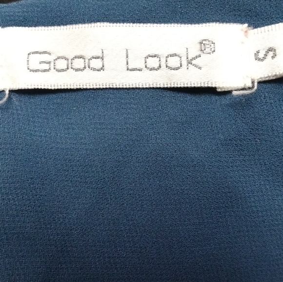 Good Look Women's Blue Blouse Size Small - Picture 6 of 7